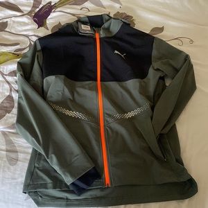Puma water resistant jacket.